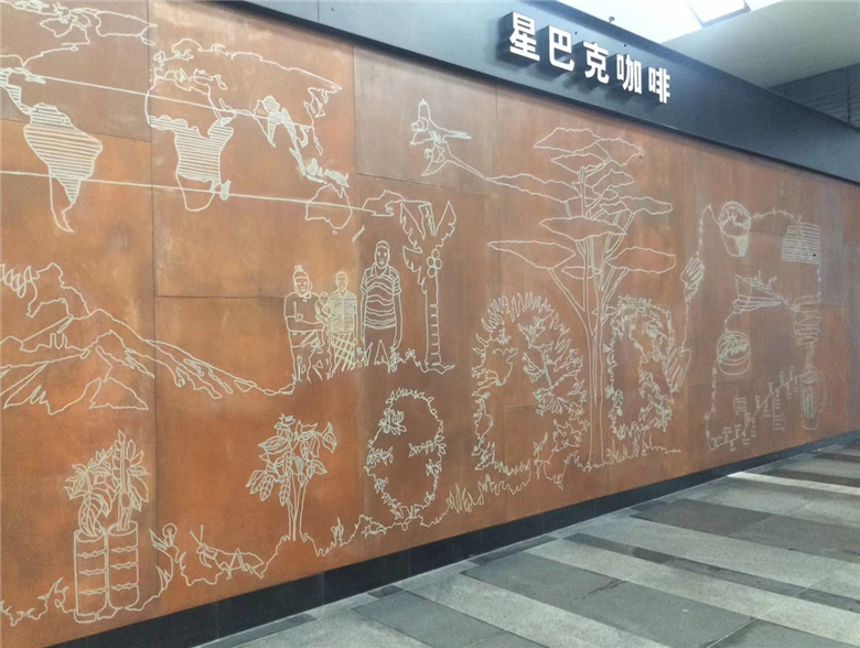 桥西耐候钢幕墙