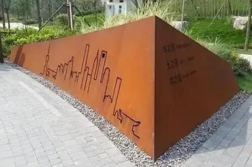 桥西耐候钢挡土墙